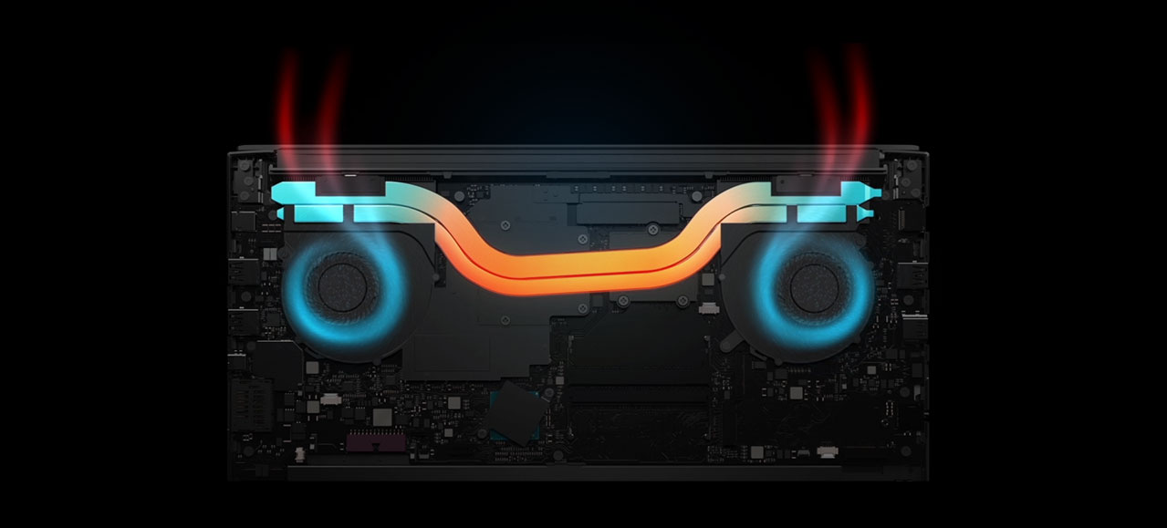 cooling technology of the laptop