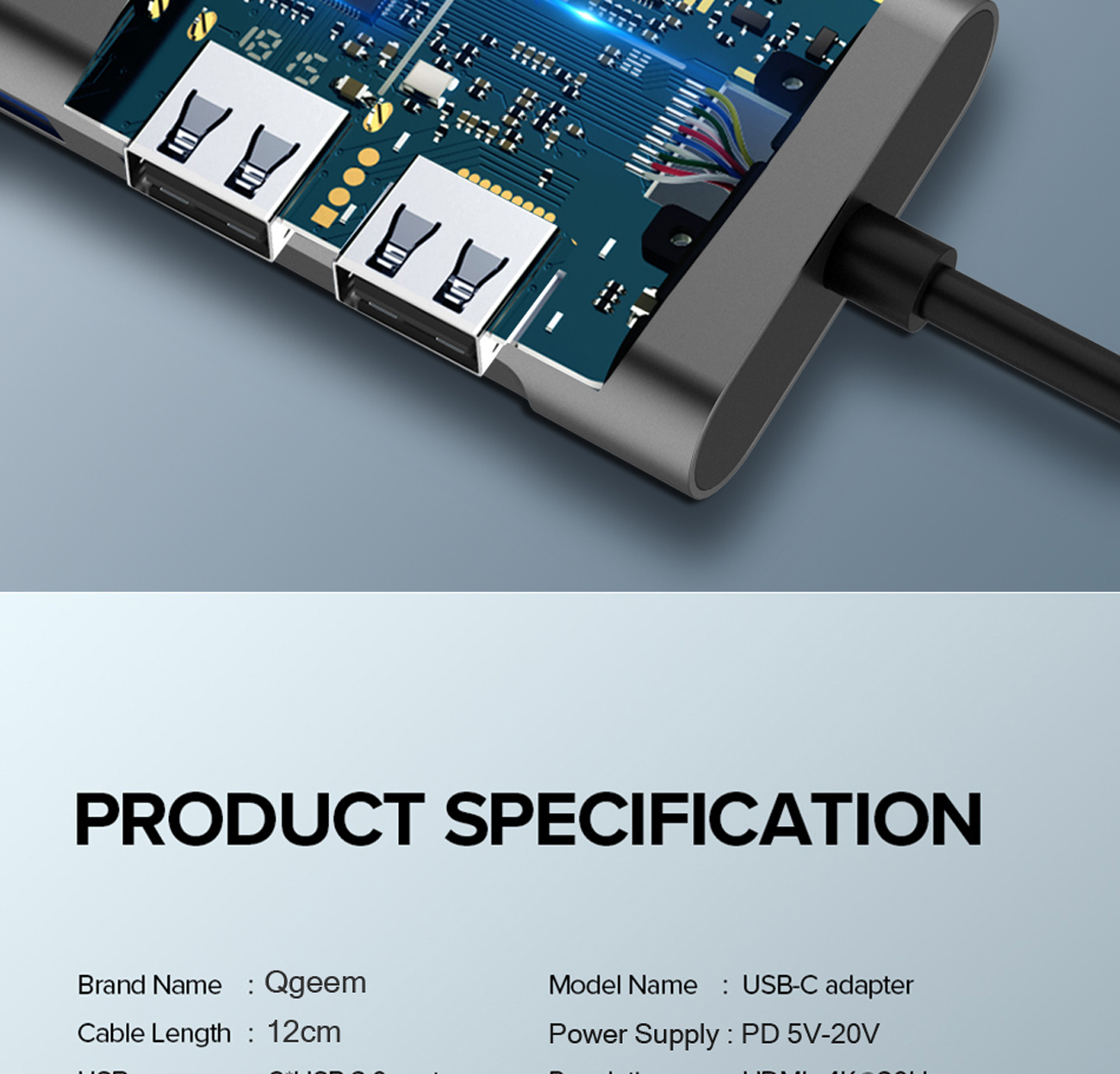 USB C Hub HDMI Adapter