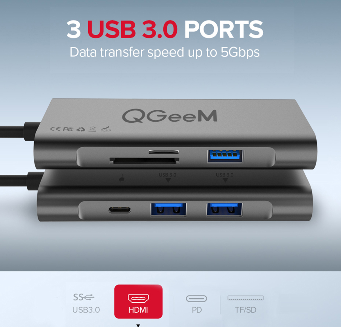 USB C Hub HDMI Adapter
