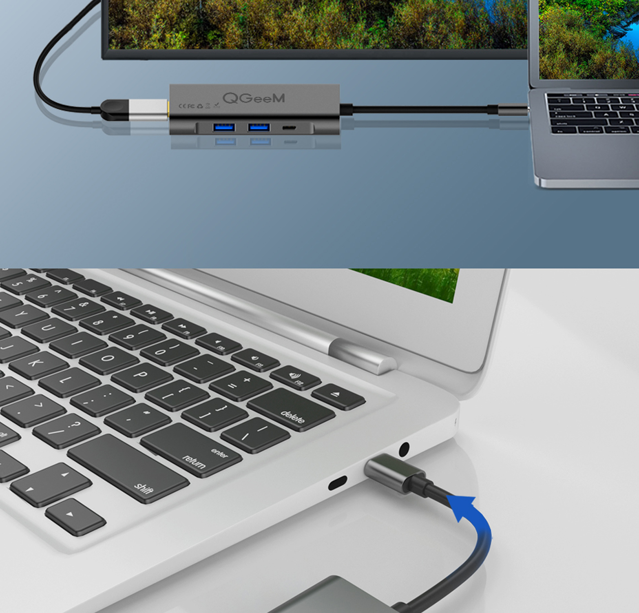 USB C Hub HDMI Adapter