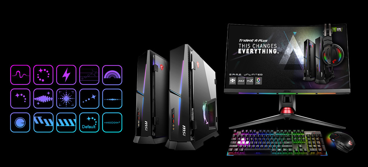 MSI Gaming Desktop Trident A Plus 9SD-429US Intel Core i7 9th Gen
