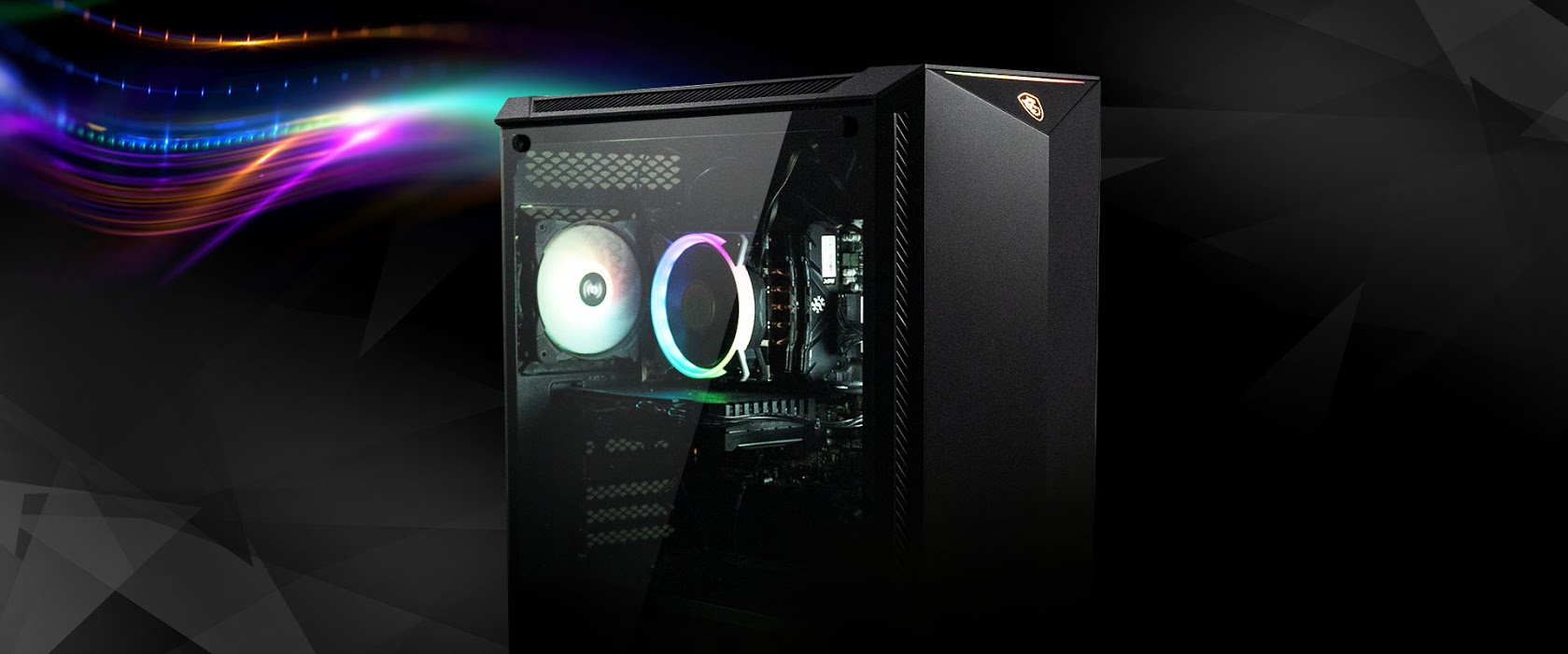 one side of case with glass to show the inside
