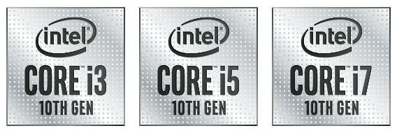 Logos - Intel Core i3, i5, i7 10th Gen