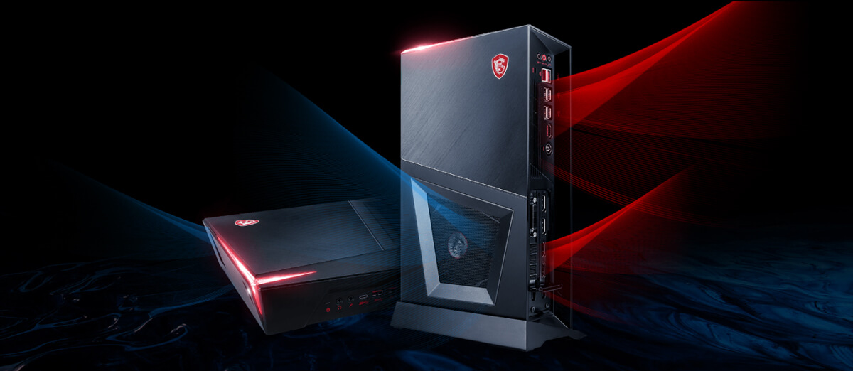 The vents. Strong cooling system and quiet.