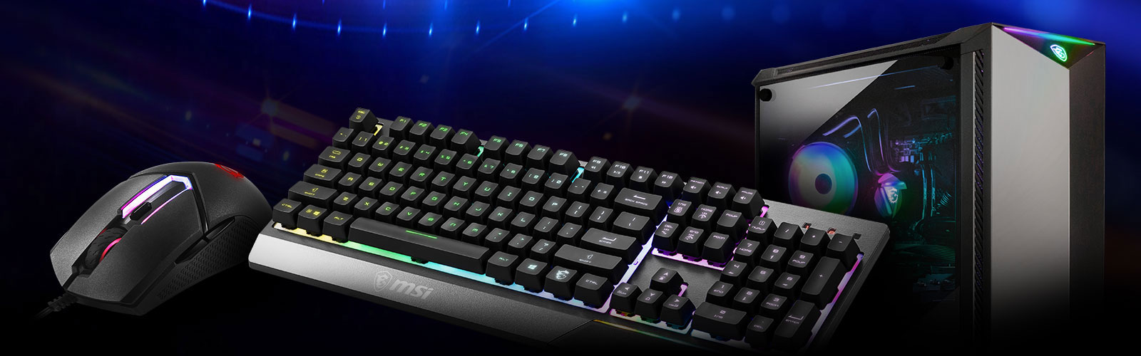 MSI gaming peripherals.