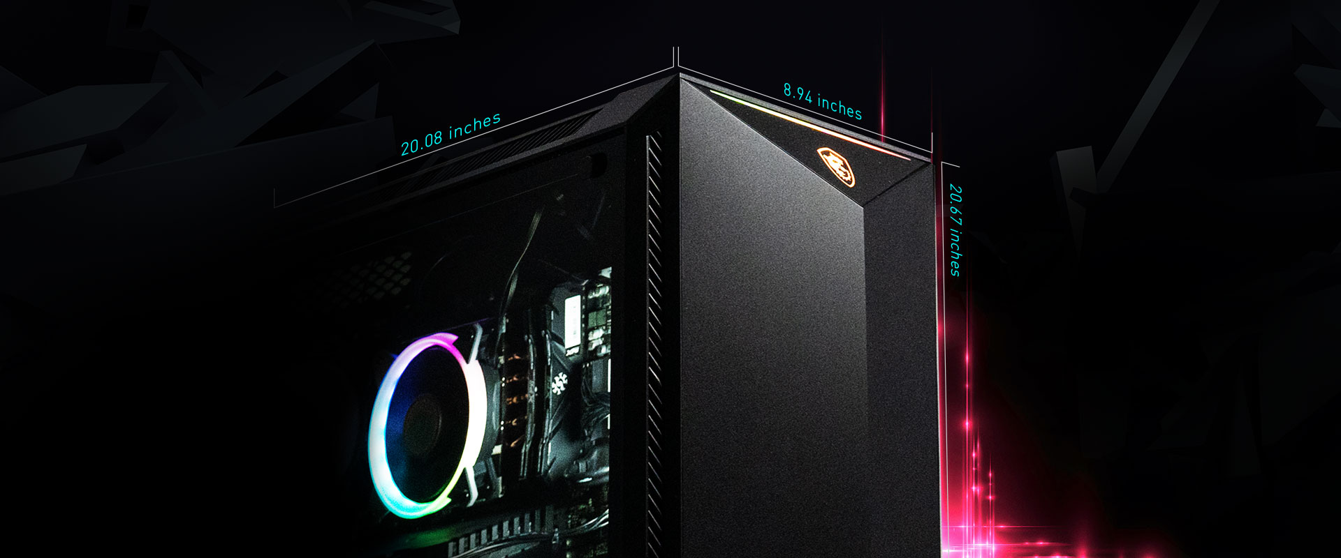 Main specification: MS GUNGNIR 100 CASE, RTX 2060 SUPER, MSI Z390 MOTHERBOARD, 1TB SSD, 9TH GEN CORE I7 and 16GB DDR4 3000MHZ