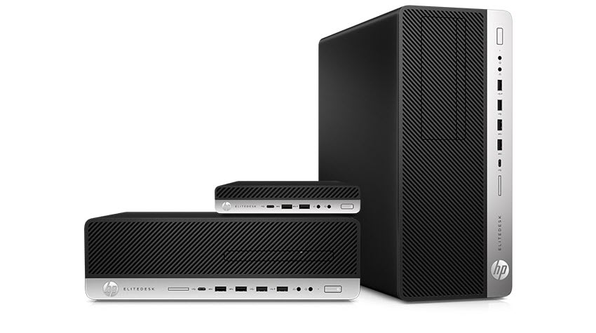 HP EliteDesk 800 Series desktop PCs
