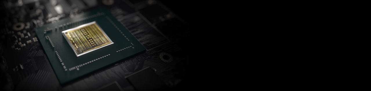 Close-up view of GeForce GTX 1660 GPU