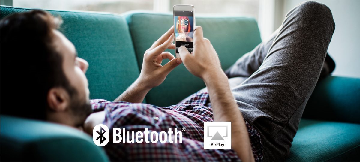Bluetooth and AirPlay Music Streaming