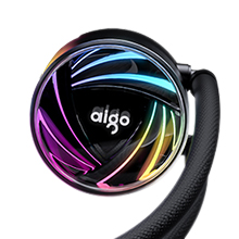 aigo AT360 water cooling system cpu liquid cooler AIO All-In-One radiator 120mm ARGB AURA SYNC