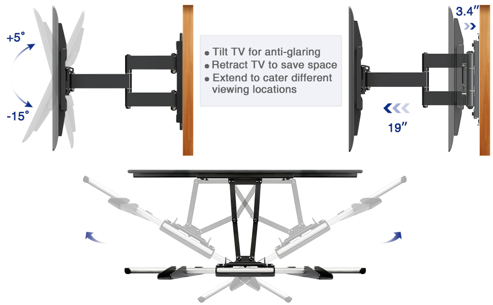 Swivel TV Wall Mount Mounting Dream
