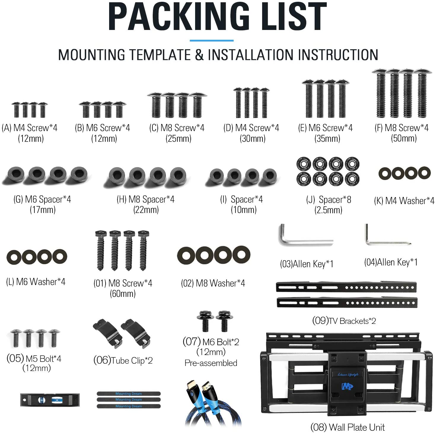 All install kit included