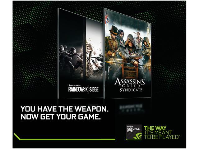 NVIDIA Bullets or Blades Bundle - Choose Tom Clancy's Rainbow Six Siege or Assassin's Creed Syndicate