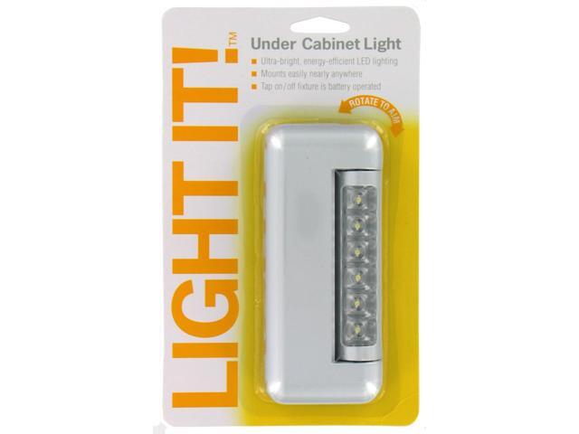 Fulcrum Silver 6 LED Under Cabinet Tap Light