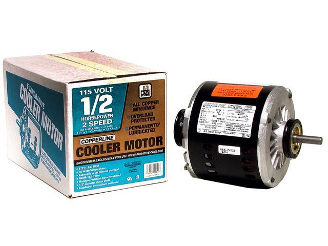 Dial Manufacturing 2204 1/2 HP 2 Speed Evaporative Cooler Motor 