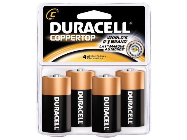 DURACELL   PROCTOR AND GAMBLE 4 Count C Cell Duracell® Coppertop Alkaline Batteries
