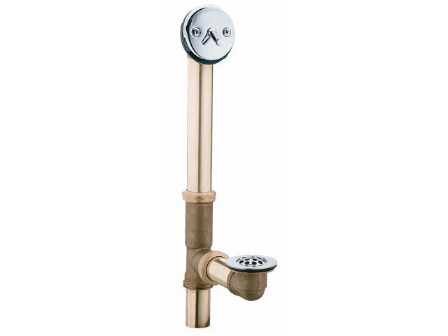 Moen 90410 Brass & Chrome Bath Overflow & Waste Assembly