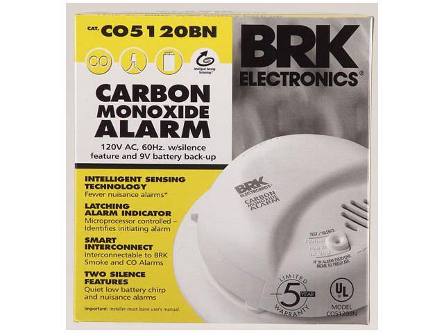 First Alert CO5120BN AC Powered Carbon Monoxide Alarm