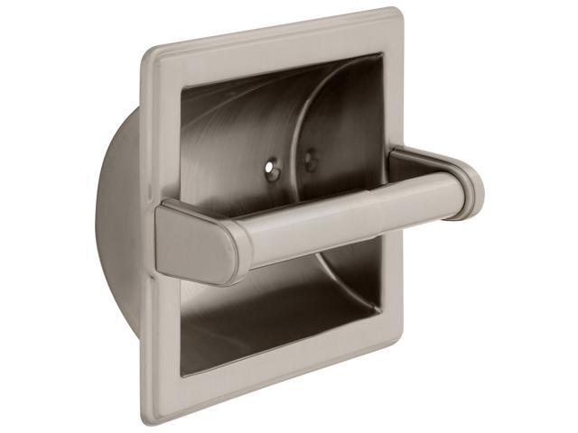Franklin Brass 9097SN Recessed Toilet Paper Holder With Beveled Edges