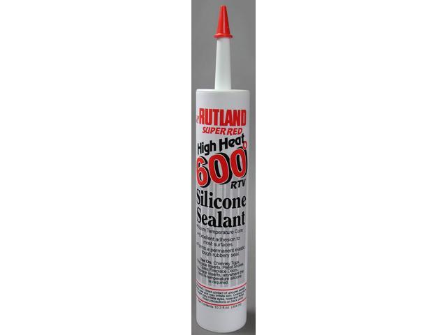 Rutland 76R 10.3 Oz Red 600°F RTV Silicone Sealant