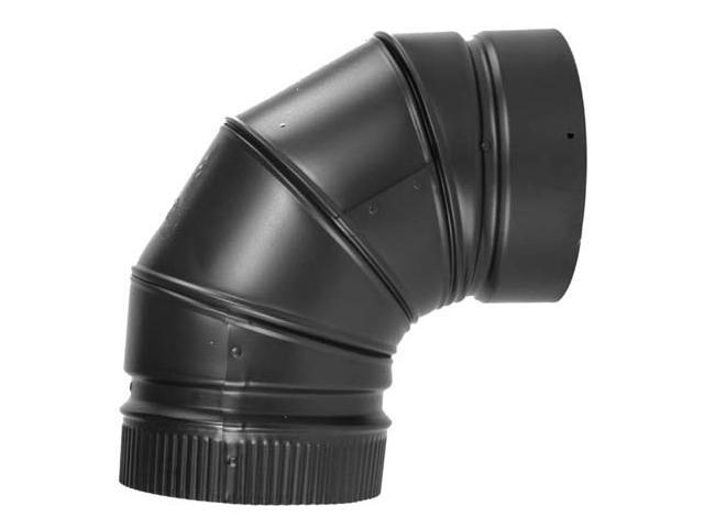 Selkirk Metalbestos 266230 6" 90º Elbow Matte Black