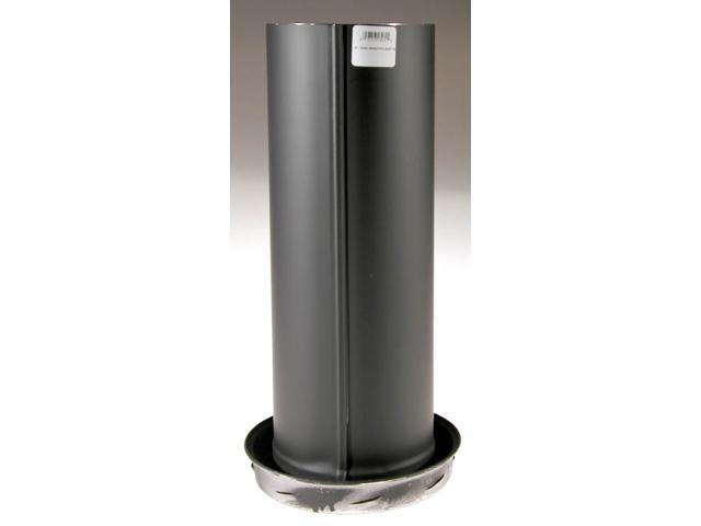 Selkirk Metalbestos 6T-DSAC 6" Black Matte Dripless Smoke Pipe Apapter With Coupler