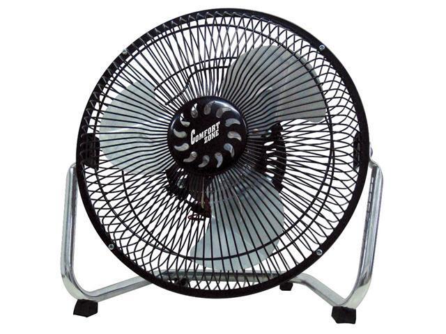 Comfort Zone CZHV9B 9" 3 Speed High Velocity Cradle Fan 