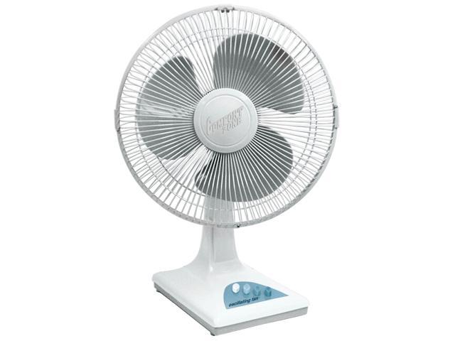 Comfort Zone CZ121 12" 3 Speed Oscillating Table Fan