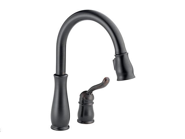 DELTA 978-RB-DST Leland Single Handle Pull-Down Kitchen Faucet