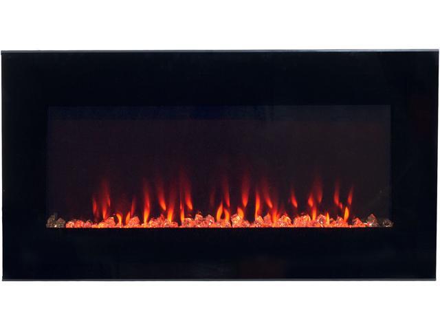 Northwest LED Fire and Ice Electric Fireplace Heater with Remote - 36 Inch