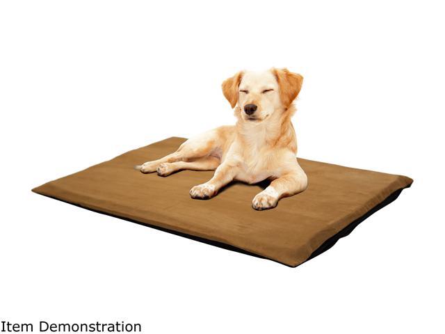 PAW 2-inch Orthopedic Foam Suede Pet Bed for Large Dogs