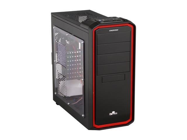 ENERMAX OSTROG ECA3253-BR Black/Red SGCC / SECC ATX Mid Tower Computer Case