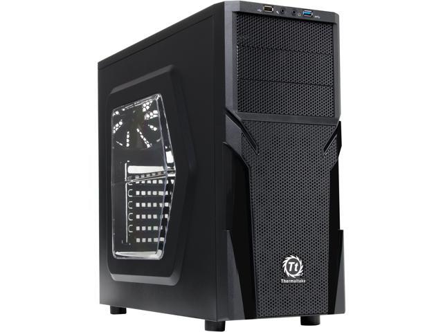 Thermaltake Versa H21/Black/Win/SECC Black SPCC ATX Mid Tower Computer Case (CA-1B2-00M1WN-00)