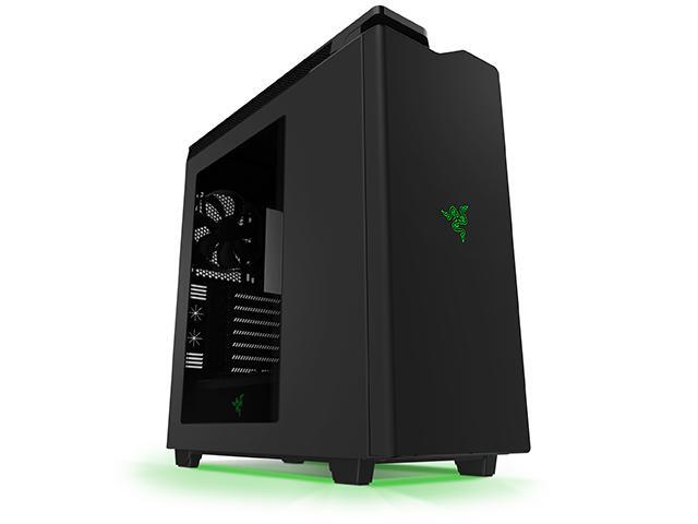NZXT H440 Razer Edition STEEL Mid Tower Case. 5.25-less Design. Includes 4 x 2nd Gen FNv2 Fans, High-End WC support, USB3.0, ...