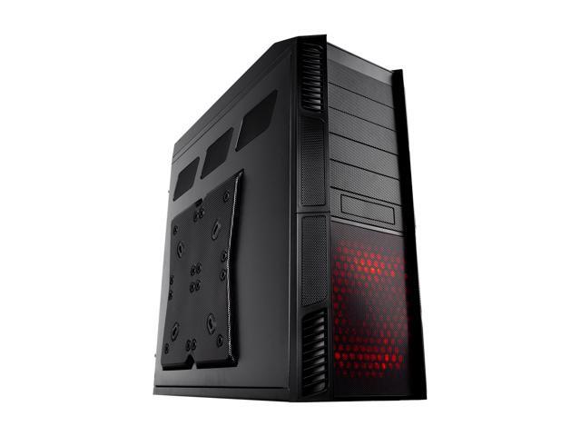 Rosewill THOR V2 Gaming ATX Full Tower Computer Case - Supports up to E-ATX / XL-ATX, comes with Four Fans - 1 x Front Red LED 230mm Fan, 1 x Top 230mm Fan, 1 x Side 230mm Fan, 1 x Rear 140mm Fan