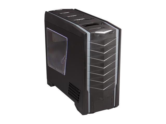 SILVERSTONE RAVEN Series RV03B-WA Matte Black with Gray Trimming, Steel / Plastic ATX Full Tower Computer Case