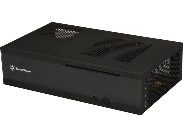 SILVERSTONE Black Milo series ML05B Mini ITX Media Center / HTPC Case 