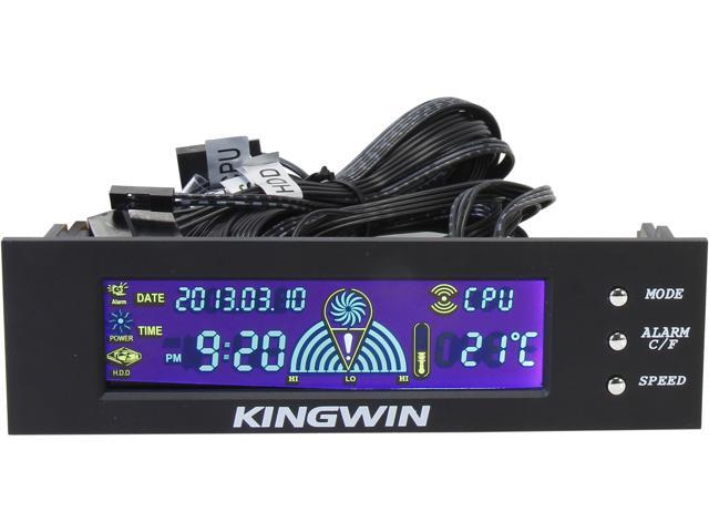 KINGWIN FPX-002 Performance LCD Fan Controller Black