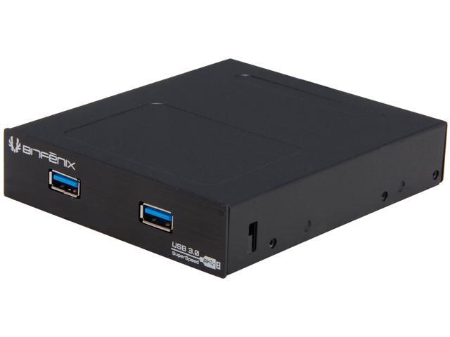 BitFenix BFA-U3-K235-RP Front Panel Dual USB3.0 Bay - Black