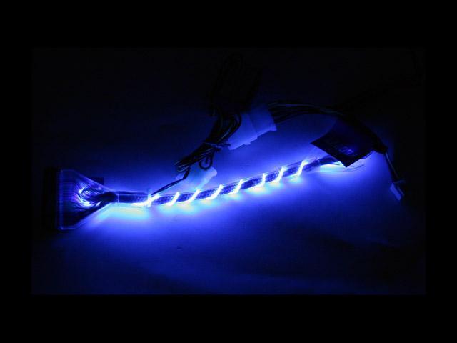 Link Depot 10" 2 Connector Floppy Cable (Blue) - OEM