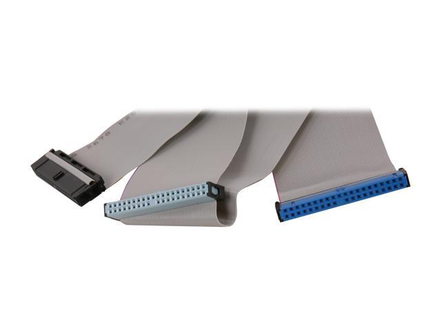 AMC Model CATA100-243 24" 3-Connector Teflon Coated IDE True ATA133/100 Flat Cable - OEM