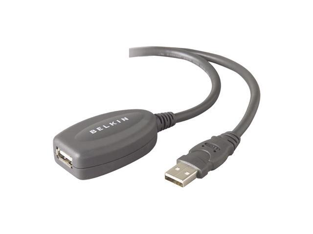 Belkin F3U130-16 16 ft. Black USB Active Extension Cable