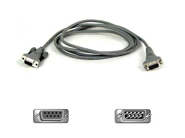 BELKIN 6 ft. Serial Mouse/monitor DB9M TO DB9F Cable F2N209-06