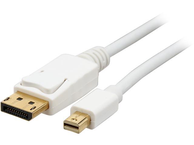 Coboc Model D-MINID-MM-15-WH 15 ft. Displayport to Mini Displayport Cable, AWG 30#