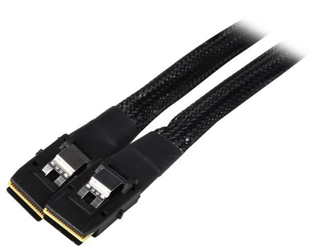Coboc Model SFF8087-MM-0.5M 1.64 ft. USB Type A to Type Mini B 5-pin Cable