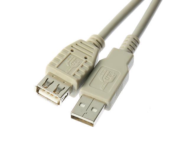 Rosewill RC-16-U-AMF-BG - 16-Foot USB 2.0 A Male to A Female Extension Cable - Beige