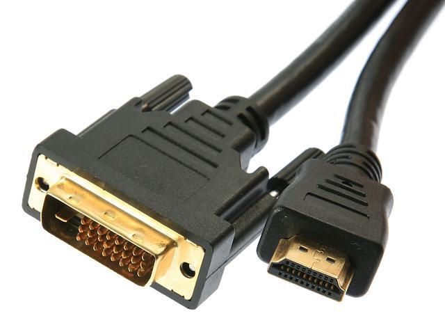Rosewill RC-16-HDM-DVM-BK – 16-Foot HDMI to DVI Cable (24 + 1-Pin)