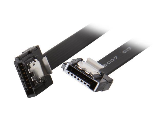 Rosewill RCDV-11009 - 3.3-Foot (100 cm) SATA III Cable with Locking Latch