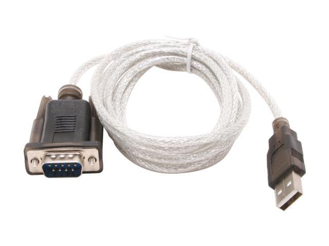 SABRENT Model SBT-USC6K 6 ft. USB to Serial (9-pin) DB-9 RS-232 Adapter Cable - OEM