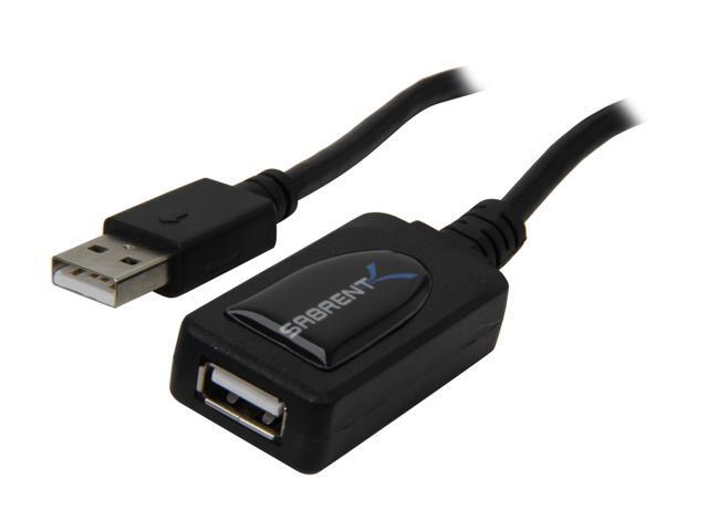 SABRENT USB-EXC2 16.5 ft. USB 2.0 ACTIVE Extension Cable AM/ AF